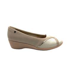 Piccadilly zapato linea crema oscuro