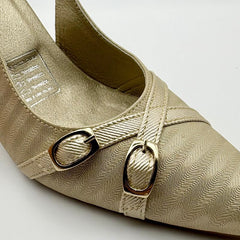 Queen eliz doble pin champagne