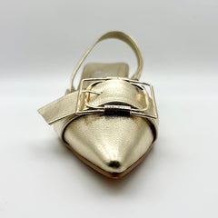 Queen eliz champagne pin