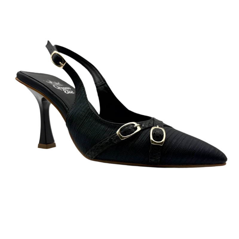 Queen eliz doble pin negro