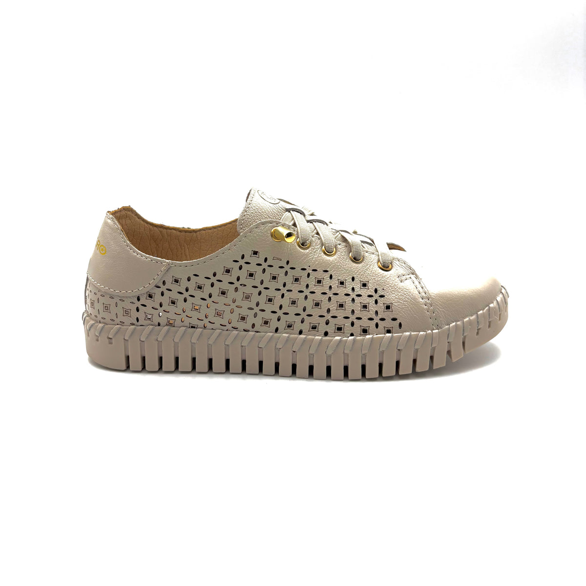 Bottero couro burnish off white