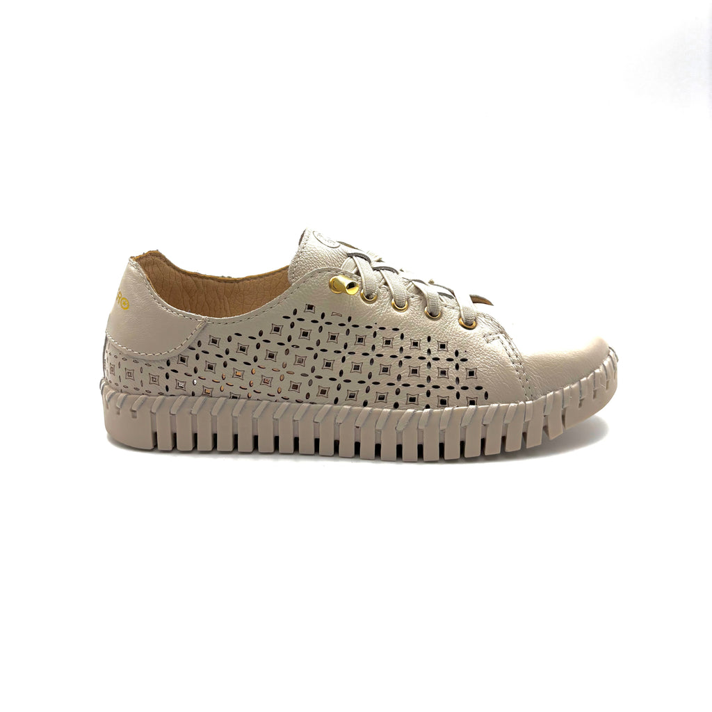 Bottero couro burnish off white