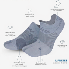 OS1 st Bunion Relief Socks Black#L