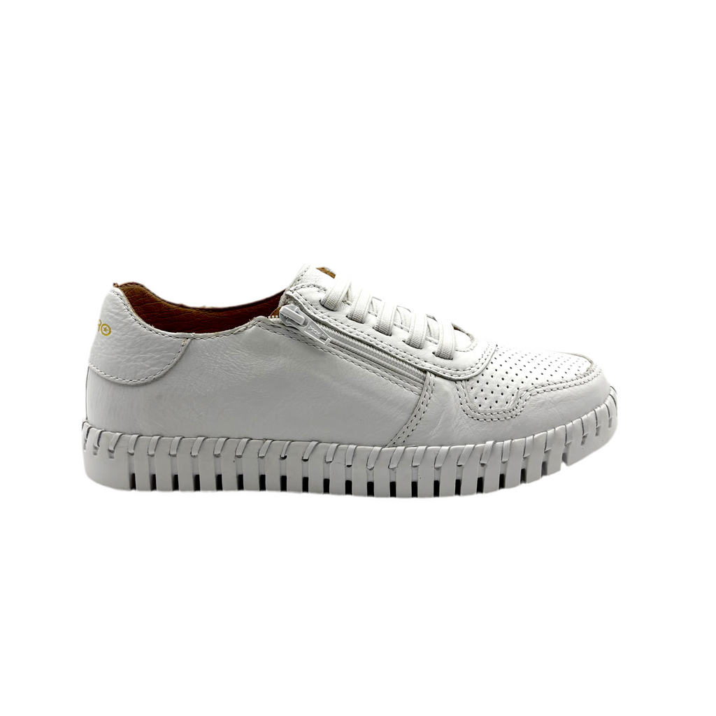 Bottero couro burnish blanco