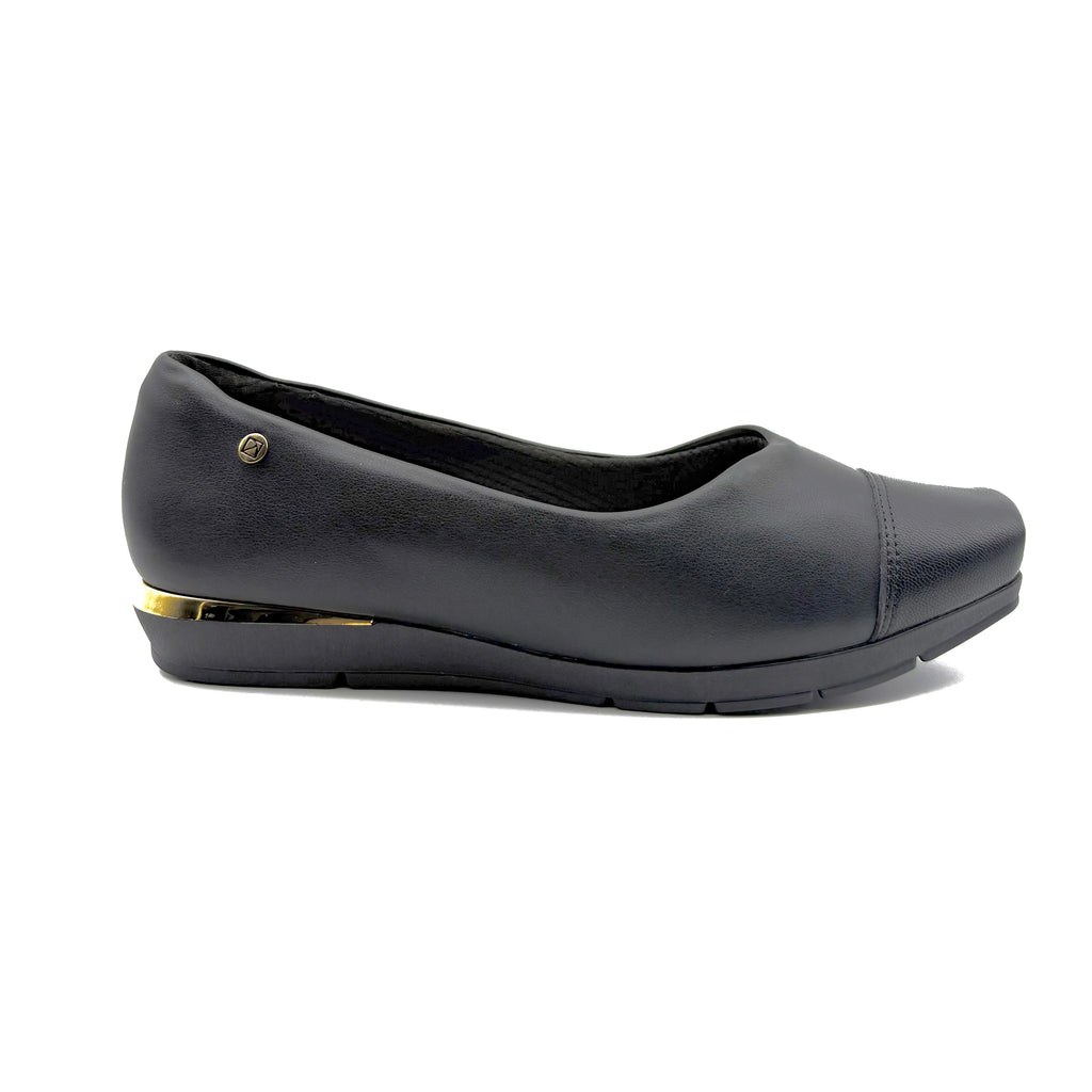 Piccadilly confort negro pin linea oro #147180-18