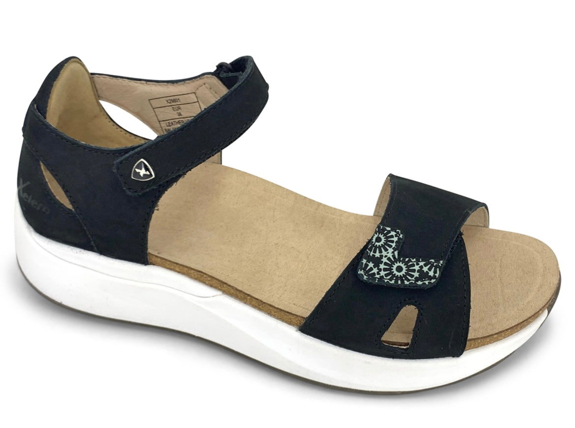 Xelero Santorini Sandal Black