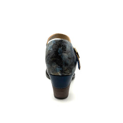 L'ARTISTE PARCHELLE NAVY MULTI#7.5/8